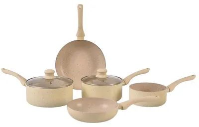 Produktbild von Herzberg HG-1020: 7-teiliges Kochgeschirr-Set aus