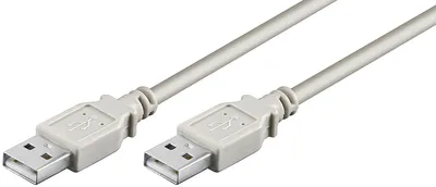 Produktbild von Wentronic USB 2.0 AA 500 LC HiSpeed, 5m, USB A, USB A, Männlich/männlich