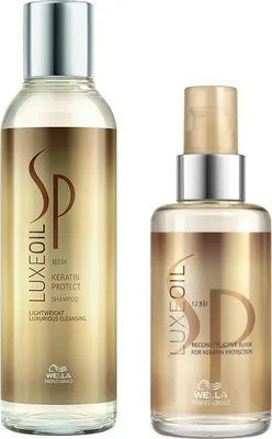 Zdjęcie produktu dla Wella SP Luxe Oil Szampon 200ml + Eliksir 100ml