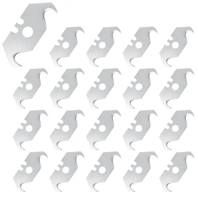 20-teiliges Hakenschnitzermesser-Set mit Ersatzklingen