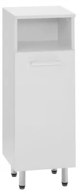 Produktbild von Astor | Badezimmersäule - Halbsäule Lupo 110 - Badmöbel - Weiß - 30x84x35,2 Cm - Mit Türen - Moderne Möbel