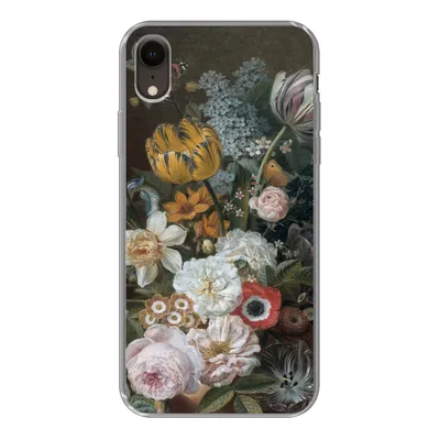 Produktbild von MuchoWow® Handyhülle Schutzhülle Hülle für iPhone XR Stilleben mit Blumen - Gemälde von Eelke Jelles Eelkema Silikon Softcase Handy Hülle - Schutzdeckel
