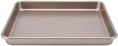 Produktbild von Backblech mit Antihaftbeschichtung – Backform aus Kohlenstoffstahl, 32x26x3 cm – Backblech – Backformen – Langlebig – Gleichmäßige Wärmeverteilung