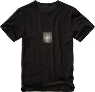 Produktbild von Brandit T-Shirt Herren BW Sportshirt schwarz Basics 50% Baumwolle, 50% Polyamid M