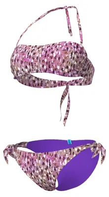 Produktbild von arena Damen Water Print Bandeau Bikini