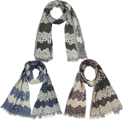 Produktbild von Sunsa Damen Schal/Herren Tuch Winter Halstuch Herrenschal XXL Tücher Geschenkideen Frauen/Männer 3er Set Pashmina Schultertuch Winterschal