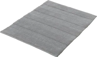 Produktbild von Kleine Wolke Badteppich TIKKA Silbergrau 55 x 65 cm
