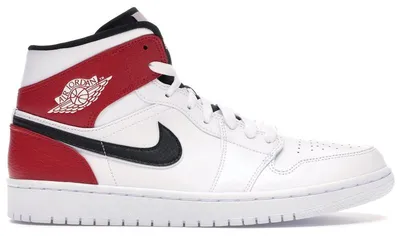 Produktbild von Jordan 1 Mid White Black Gym Red - EU 45