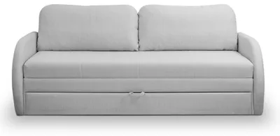 Produktbild von Selsey DIEGO - 3-Sitzer-Sofa mit Schlaffunktion und Bettkasten, hellgrau