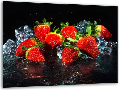 Produktbild von Glas Herdabdeckplatten Schneidebrett Universal 40x30cm Obst