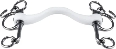 Zdjęcie produktu dla Trust Equestrian Pelham Short Inno Sense Bar Port Medium 20 mm Medium Tongue Free White/Silver 13,5 cm