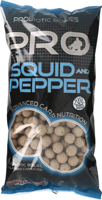 Produktbild von Sensas Probiotic Boilies Pro Squid u. Pepper Durchmesser 20mm