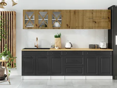 Obrázek produktu pro Kuchyňská linka TURID 260cm - Dub artisan + grafit
