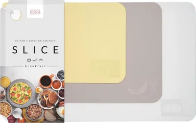 Produktbild von Slice Breakfast Kunststoff-Schneidebretter 3er-Set