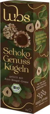 Immagine prodotto di Palline di cioccolato - crema di torrone alle noci 44g