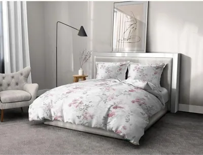 Produktbild von Bettwäsche-Set 240 x 260 cm - Bettbezug + 2 Kissenbezüge, 100 % Baumwolle, 57 Fäden
