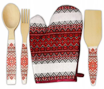 Produktbild von GraweroweLove Küchenhelfer-Set Kochutensilien Holz Motiv