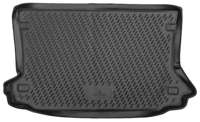 Produktbild von WALSER XTR Kofferraumwanne für Ford EcoSport 09/2011-2017, 100% passgenaue Antirutschmatte Auto, Gummimatte Auto, Kofferraum Schutzmatte, Anti Rutsch Matte Gummi, Auto Gummimatten