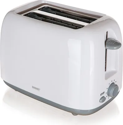 Zdjęcie produktu dla Topinkovač 2 tosty, biało-szary, 750W, 6 stopni