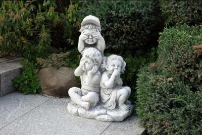 Immagine prodotto di Figura Scultura che gioca con i bambini Sculture da giardino Figure Statue Statue 101045