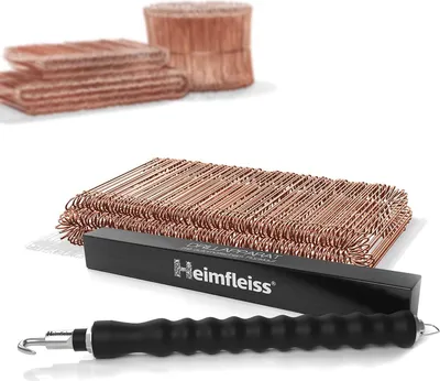 Obrázok produktu pre Heimfleiss® vrták + viazací drôt do betónu 1,0 x 120 mm (250 ks) - pomedené očko s viazacím drôtom - vrtací drôt vrátane vŕtacej jednotky