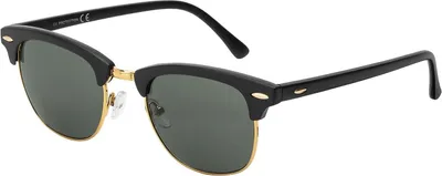 Produktbild von Sonnen Brille Designer Piloten Herren Sonnenbrille mit Kunstoffrahmen 30583 Schwarz Matt
