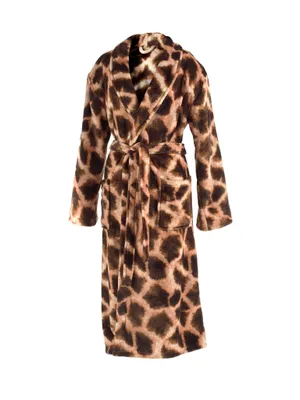 Produktbild von Giraffe Bademantel Lang M Braun