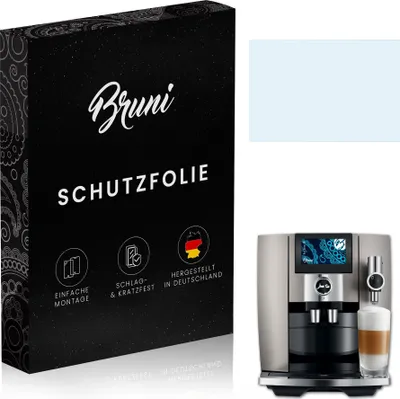 Produktbild von Bruni Basics-Clear 2x Schutzfolie kompatibel mit Jura J8 Folie