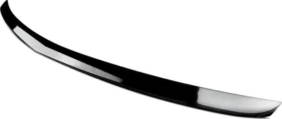 Image de Lèvre de spoiler arrière, Design aérodynamique, Installation facile, Noir brillant