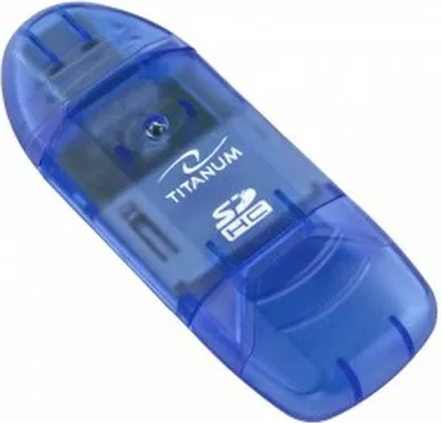Zdjęcie produktu dla Titanum Ta101B Czytnik Kart Sdhc Niebieski