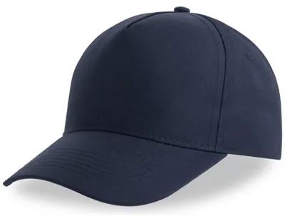 Produktbild von Atlantis Baumwolle Classics-33.0237 Kinder 5 Panel Baseball Kappe Gr. onesize navy