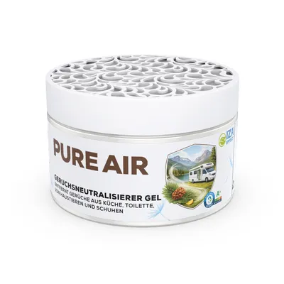 Produktbild von Pure Air Geruchsneutralisierer Gel 250 g – Geruchsentferner für Wohnmobil, Wohnwagen, Camper, Bad & WC – Bis zu 30 Tage Frische