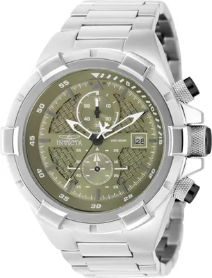Immagine prodotto di Invicta Aviator 49253 Orologio da Uomo - Movimento al Quarzo - Acciaio Inossidabile con Quadrante Verde - 50 mm