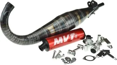 Produktbild von MVT Komplettauspuff roter Schalldämpfer für Mbk 51