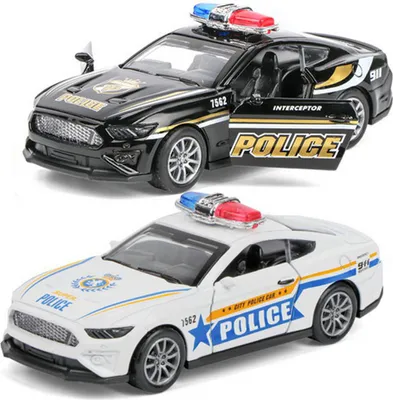 Produktbild von Polizeiauto aus Metall, 12,5 cm