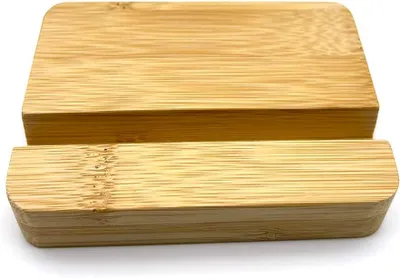 Produktbild von Holz Bambus Ständer Halter für Smartphone Tablet, Organizer, Büro, 1 Stück