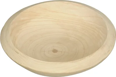 Produktbild von Schale rund Paulowniaholz Holzschale natur Ø31cmH8cm Dekoschale Snackschale Deko