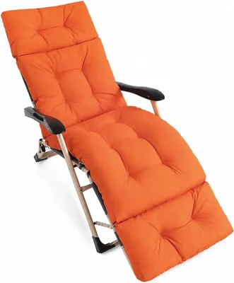 Produktbild von Liegestuhlauflage 190x55x10 cm, orange, Gartenliege