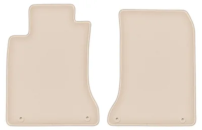 Produktbild von DURBAN Beige Velours-Fußmatten vorne für Infiniti Q30 Schrägheck (2015-2019)