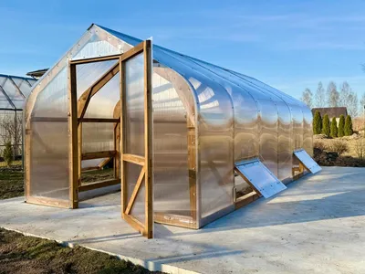 Obrázok produktu pre Záhradný skleník Premium Garden Dream z dreva, 3 x 6 m, s 4 mm polykarbonátom