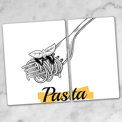 Produktbild von Glas-Herdabdeckplatten Glaskeramikkochfeld-Abdeckung Spritzschutz Glas 70x52 cm Pasta