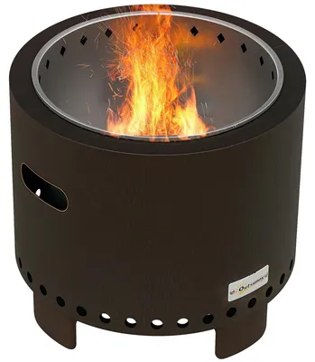 Produktbild von Outsunny Feuerschale Rauchfreier Tischfeuer mit Griff Ø45 cm Schwarz
