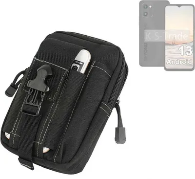 Produktbild von K-S-Trade Gürtel Tasche kompatibel mit UMIDIGI C1 Plus Gürteltasche Holster Schutz Hülle Handy Hülle Smartphone outdoor Handy-Hülle schwarz