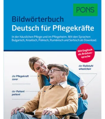 Produktbild von PONS Bildwörterbuch Deutsch für Pflegekräfte
