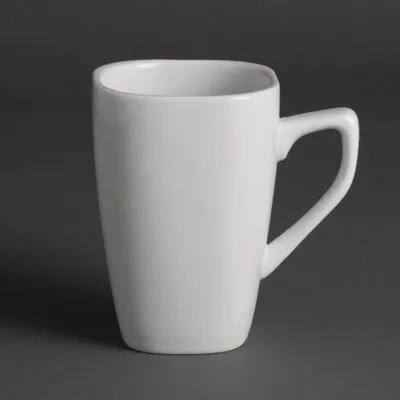 Zdjęcie produktu dla Kubki kwadratowe do kawy Olympia Whiteware 28,4 cl (12 sztuk)