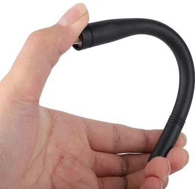 Zdjęcie produktu dla Antena VHF 16,8 cm, elastyczna, 136–174 MHz, złącze SMA, zamiennik do radia