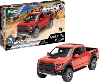 Produktbild von Revell GmbH 07048 7048 1:25 2017 Ford F-150 Raptor (Easy-Click) Plastikmodellbausatz, Mehrfarbig, 1/25