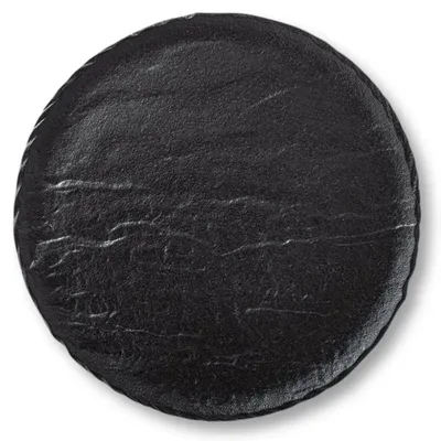 Produktbild von Wilmax Teller SlateStone Rund Schwarz 33 cm Porzellan WL-661129/A