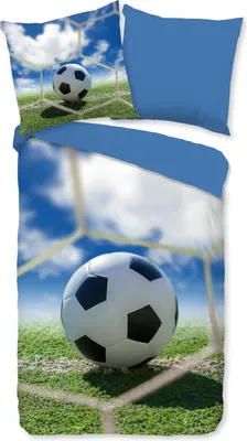 Produktbild von Duvet cover Good Morning 135x200 + 1* 80x80 cm - football (soccer)