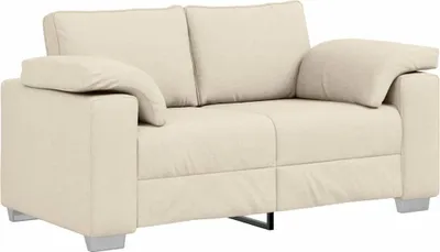 Produktbild von vidaXL 2-Sitzer Sofa Beige 160 cm Leinenmischgewebe